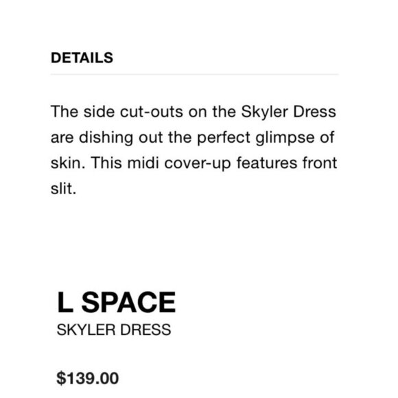 L*Space Skyler Cover Up Dress Size XL Pink Stretch Cut Out Pullover Midi NWT - Picture 4 of 12